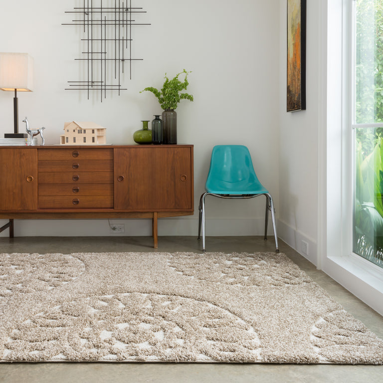 Loloi Rugs Enchant Collection Rug in Beige - 9'0" x 12'0"