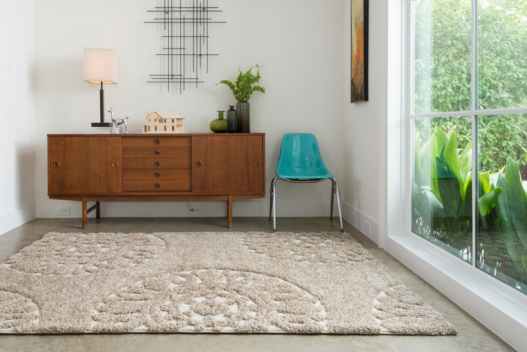 Loloi Rugs Enchant Collection Rug in Beige - 9'0" x 12'0"