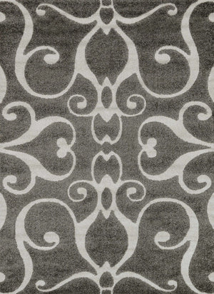 Loloi Rugs Enchant Collection Rug in Smoke - 7'7" x 10'6"