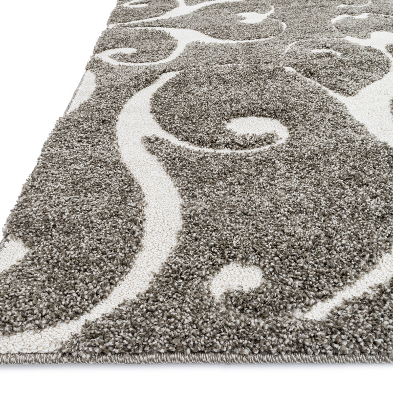 Loloi Rugs Enchant Collection Rug in Smoke - 9'0" x 12'0"