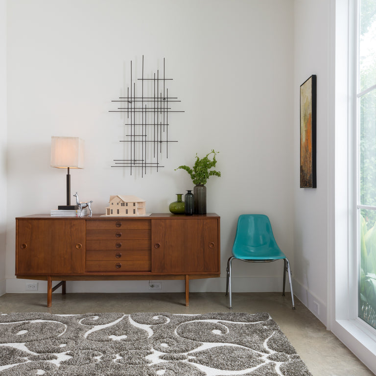 Loloi Rugs Enchant Collection Rug in Smoke - 9'0" x 12'0"