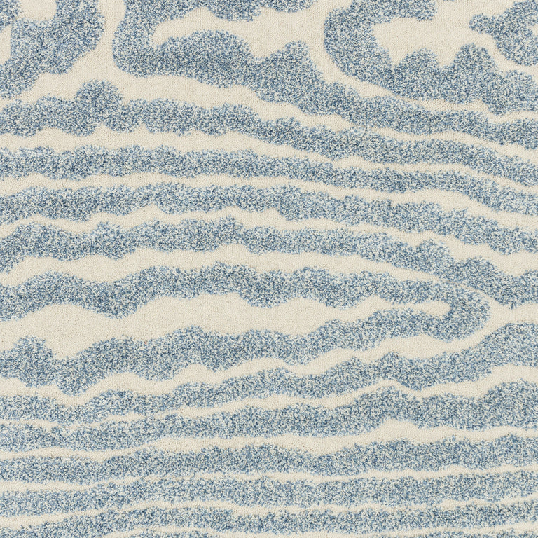 Loloi Rugs Enchant Collection Rug in Ivory, Lt. Blue - 9'0" x 12'0"