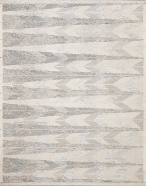 Loloi Rugs Evelina Collection Rug in Pewter, Silver - 3'6" x 5'6"