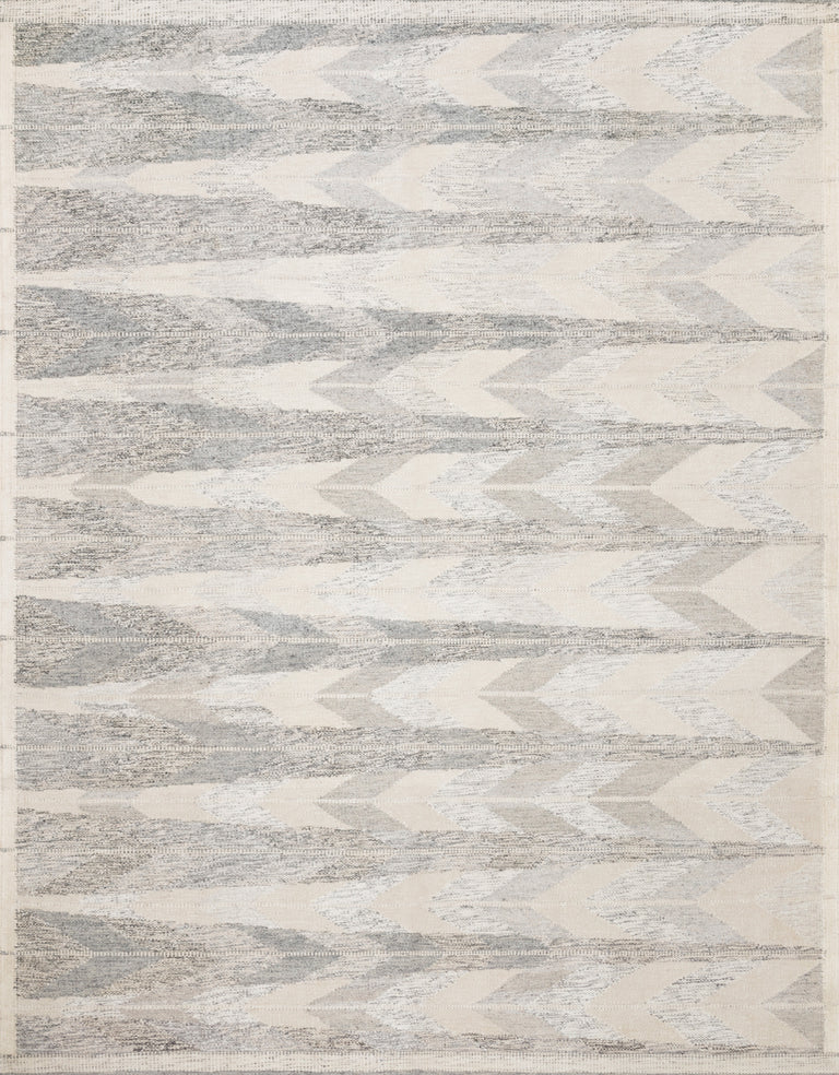 Loloi Rugs Evelina Collection Rug in Pewter, Silver - 5' x 7'6"