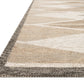 Loloi Rugs Evelina Collection Rug in Taupe, Bark - 5' x 7'6"