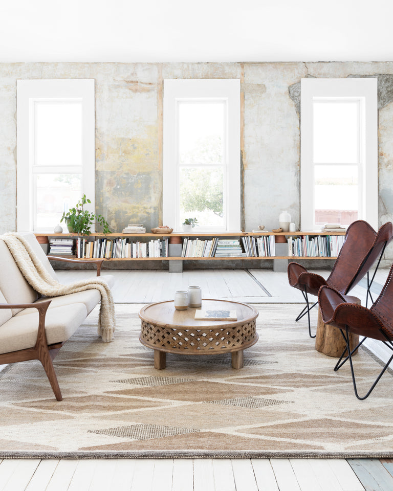 Loloi Rugs Evelina Collection Rug in Taupe, Bark - 9'3" x 13'