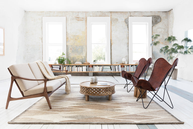 Loloi Rugs Evelina Collection Rug in Taupe, Bark - 9'3" x 13'