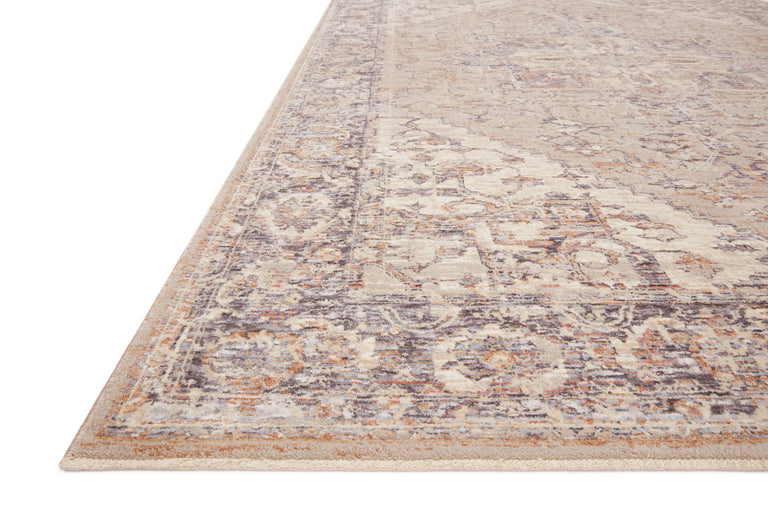 Loloi Rugs Faye Collection Rug in Taupe, Denim - 11'6" x 15'7"