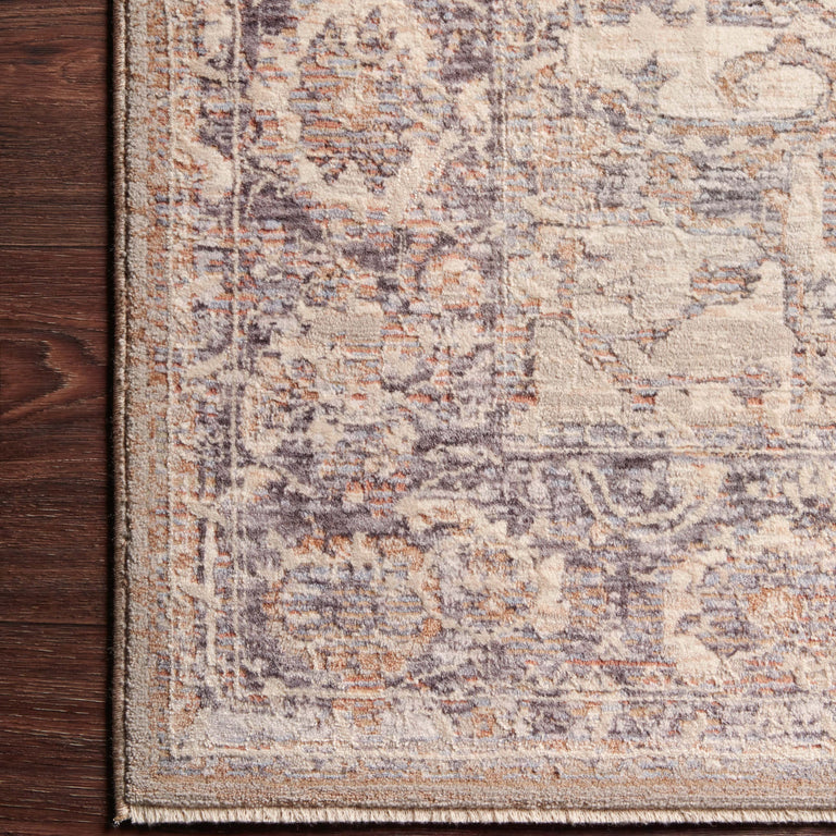 Loloi Rugs Faye Collection Rug in Taupe, Denim - 9'6" x 13'1"