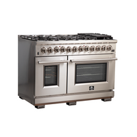 Forno 48″ Pro Series Capriasca Gas Burner / Electric Oven in Stainless ...