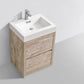 KubeBath Bliss 30 in. Free Standing Modern Bathroom Vanity - Nature Wood, FMB30-NW