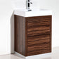 KubeBath Bliss 30 in. Free Standing Modern Bathroom Vanity - Walnut, FMB30-WNT