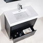 KubeBath Bliss 36 in. Free Standing Modern Bathroom Vanity - Black, FMB36-BK