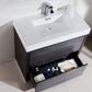 KubeBath Bliss 36 in. Free Standing Modern Bathroom Vanity - Gray Oak, FMB36-GO