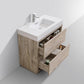 KubeBath Bliss 36 in. Free Standing Modern Bathroom Vanity - Nature Wood, FMB36-NW
