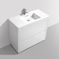 KubeBath Bliss 40 in. Free Standing Modern Bathroom Vanity - High Gloss White, FMB40-GW