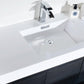 KubeBath Bliss 48 in. Free Standing Modern Bathroom Vanity - Black, FMB48-BK