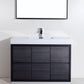 KubeBath Bliss 48 in. Free Standing Modern Bathroom Vanity - Gray Oak, FMB48-GO