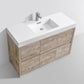 KubeBath Bliss 48 in. Free Standing Modern Bathroom Vanity - Nature Wood, FMB48-NW