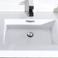 KubeBath Bliss 48 in. Free Standing Modern Bathroom Vanity - Walnut, FMB48-WNT