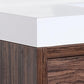 KubeBath Bliss 48 in. Free Standing Modern Bathroom Vanity - Walnut, FMB48-WNT