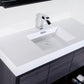 KubeBath Bliss 60 in. Single Sink Free Standing Modern Bathroom Vanity - Gray Oak, FMB60S-GO