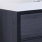 KubeBath Bliss 60 in. Single Sink Free Standing Modern Bathroom Vanity - Gray Oak, FMB60S-GO