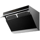 Fotile Slant Vent Series 30 in. 850 CFM Range Hood with Touchscreen in Onyx Black, JQG7501