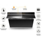 Fotile Slant Vent Series 30 in. 850 CFM Range Hood with Touchscreen in Onyx Black, JQG7501