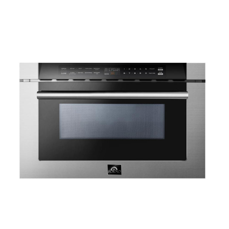 Forno Appliance Package - 48" Gas Range, 48" Range Hood, Dishwasher, 48" Refrigerator, Microwave Drawer, AP-FFSGS6244-48-13