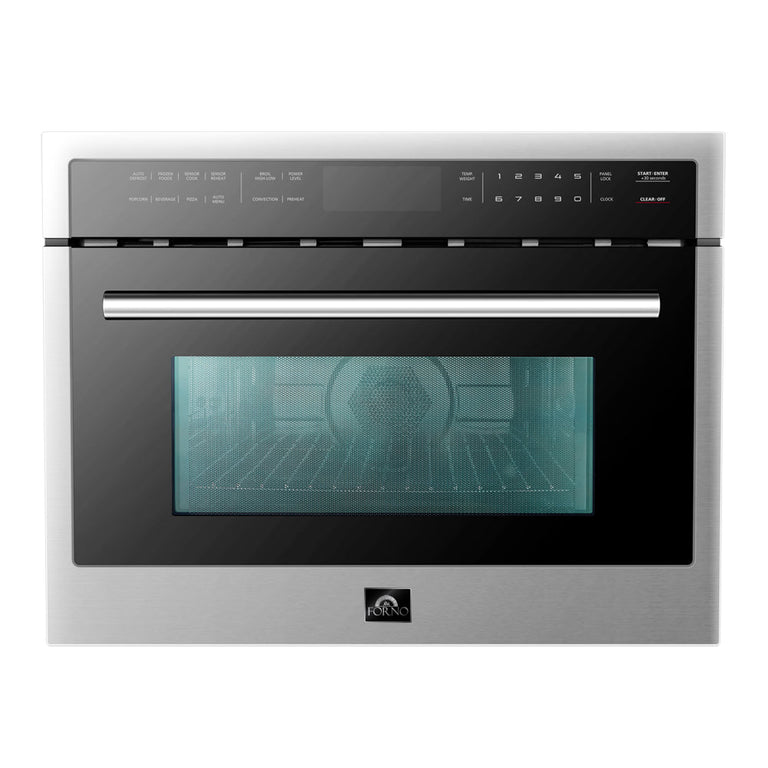 Forno 24 inch Microwave Oven In Stainless Steel, 1.6 cu.ft., FMWDR3093-24