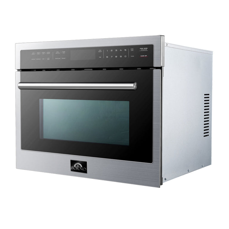 Forno 24 inch Microwave Oven In Stainless Steel, 1.6 cu.ft., FMWDR3093-24