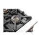 FORNO Capriasca 48″ 6.58 cu. ft. Gas Range with 8 Italian Burners in White, FFSGS6260-48WHT