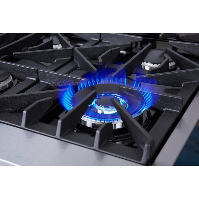 Forno 36" Gas Rangetop With 6 Sealed Burners in Stainless Steel, FCTGS5737-36