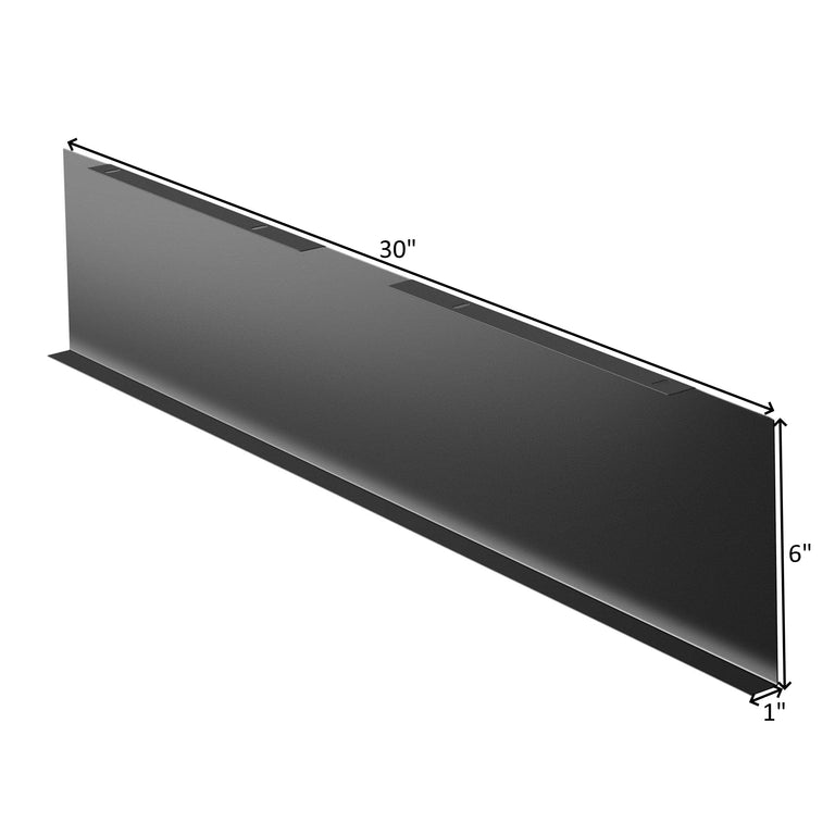 Fotile 6 Inch Black Stainless Steel Decorative Plate, USRHSV30DP06BL