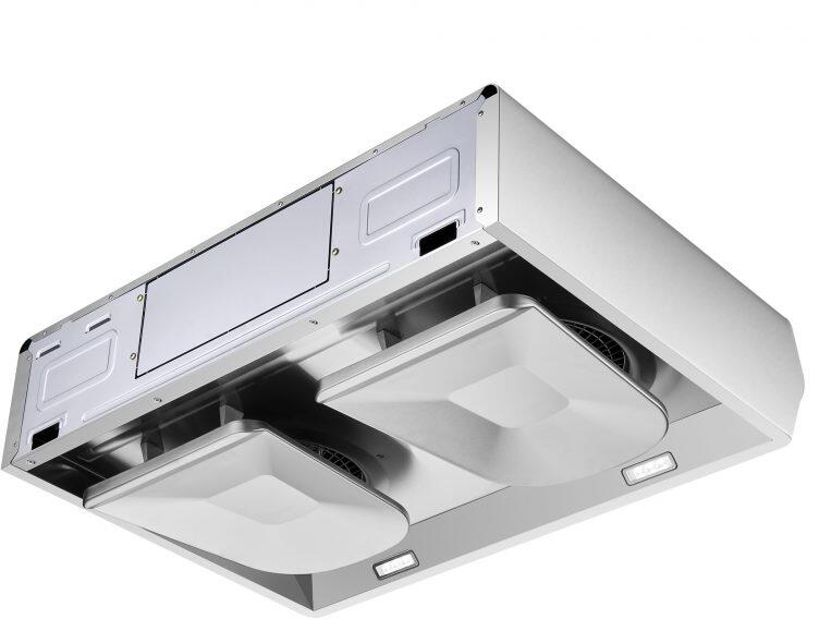 Fotile Package 30 Inch Cooktop and 30 Inch Under Cabinet Range Hood in Silver Gray, 800CFM, AP-GLS30501-6