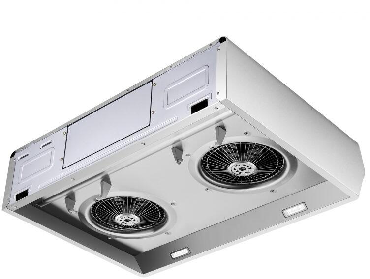 Fotile Package 30 Inch Cooktop and 30 Inch Under Cabinet Range Hood in Silver Gray, 800CFM, AP-GLS30501-6