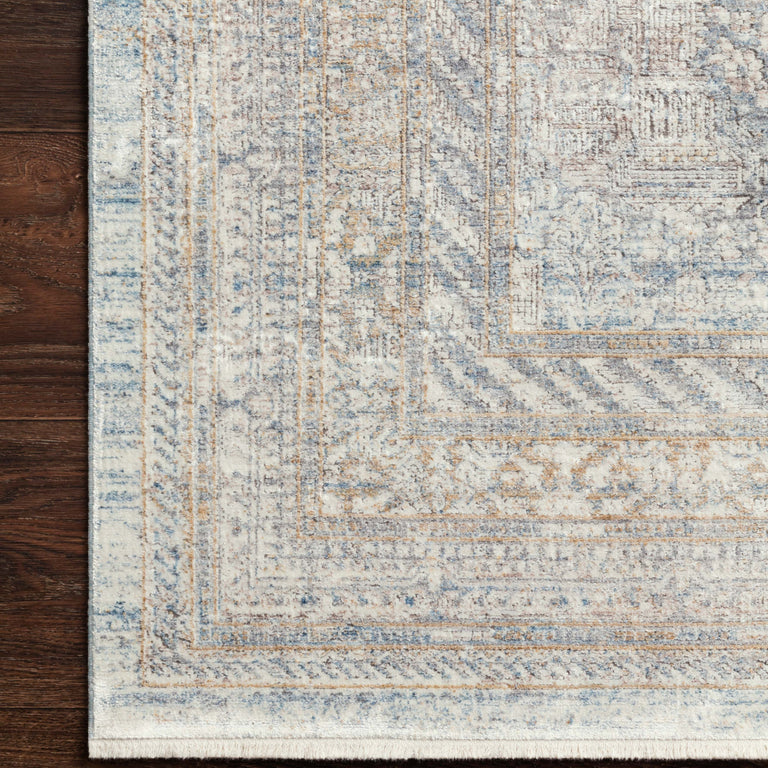 Loloi Rugs Gemma Collection Rug in Silver, Multi - 5' x 7'3"