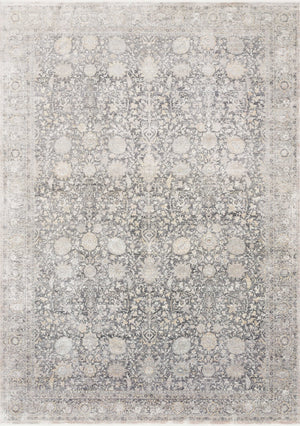 Loloi Rugs Gemma Collection Rug in Charcoal, Sand - 3'7" x 5'