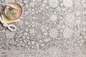 Loloi Rugs Gemma Collection Rug in Charcoal, Sand - 3'7" x 5'