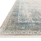 Loloi Rugs Gemma Collection Rug in Sky, Ivory - 3'7" x 5'