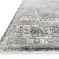 Loloi Rugs Gemma Collection Rug in Silver, Blue - 7'7" x 9'10"