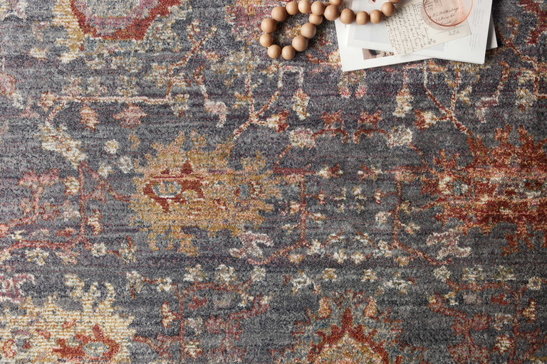 Loloi Rugs Giada Collection Rug in Grey, Multi - 9'0" x 12'0"