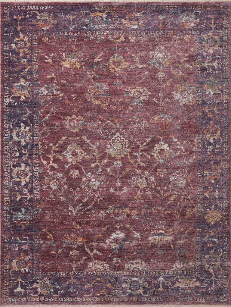 Loloi Rugs Giada Collection Rug in Grape, Multi - 11'6" x 15'6"