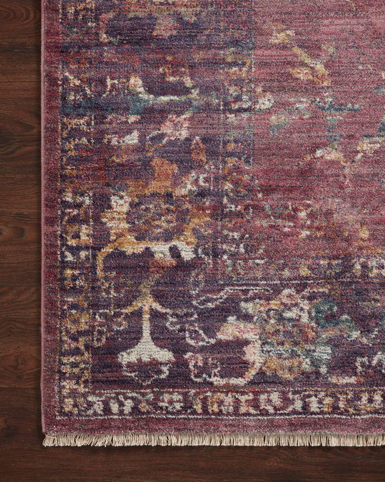Loloi Rugs Giada Collection Rug in Grape, Multi - 11'6" x 15'6"