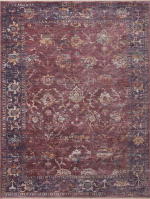 Loloi Rugs Giada Collection Rug in Grape, Multi - 10'0" x 14'0"