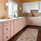 Loloi Rugs Giada Collection Rug in Blush, Multi - 7'10" x 10'
