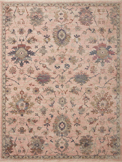 Loloi Rugs Giada Collection Rug in Blush, Multi - 7'10" x 10'