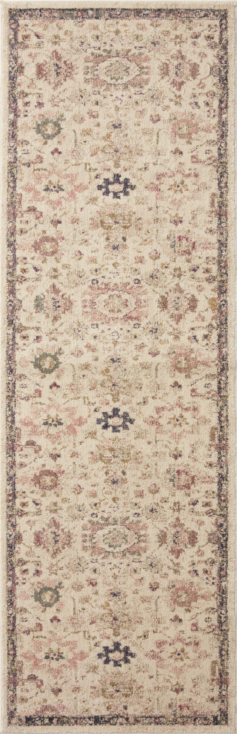 Loloi Rugs Giada Collection Rug in Ivory, Multi - 6'3" x 9'