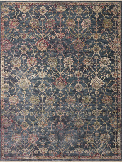 Loloi Rugs Giada Collection Rug in Navy, Multi - 6'3" x 9'